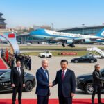 Trump Lands in Beijing with Musk and Huang for Crucial Xi Summit