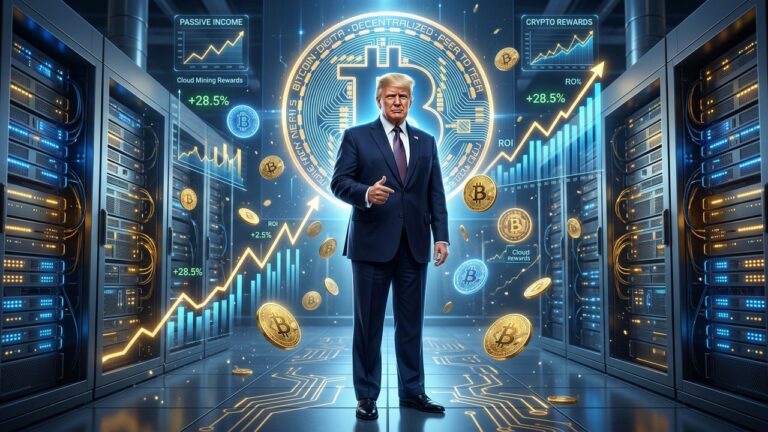 Trump’s Pro-Bitcoin Vow Fuels Cloud Mining Passive Income Surge