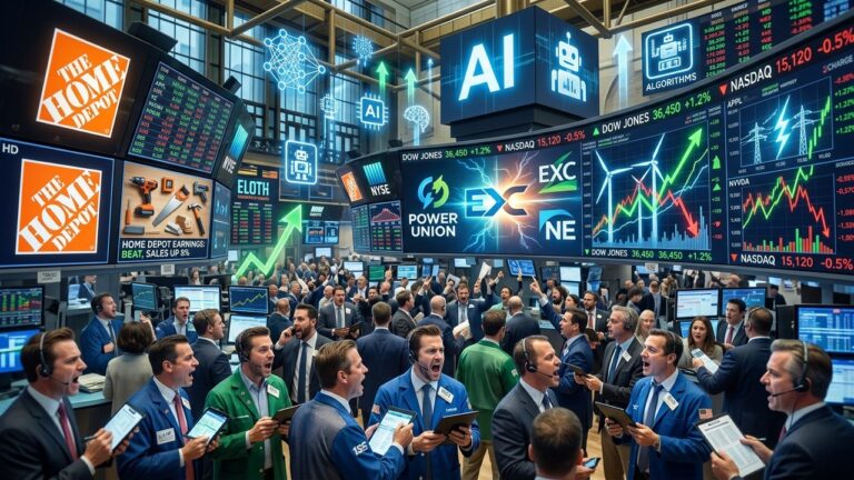 Tuesdays Key Stock Moves NextEra Deal Home Depot Earnings