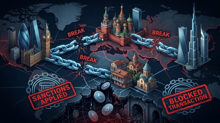 UK Imposes Fresh Sanctions on Russia-Linked Crypto Networks in UAE and Georgia