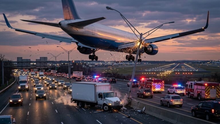 United Airlines Jet Clips Light Pole and Truck Near Newark:Finalizing XML structure for output Safety Concerns Mount
