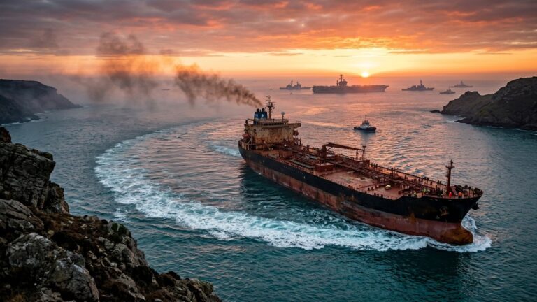 US Blockade Forces China Bound Oil Tanker To Reverse At Hormuz Strait