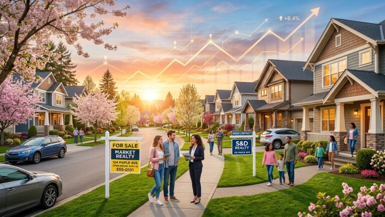 US Home Prices Surge With Biggest Annual Jump in Over a Year