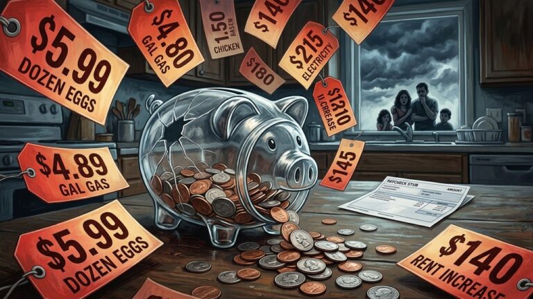 US Savings Rate Plummets as Inflation Eats Into Paychecks