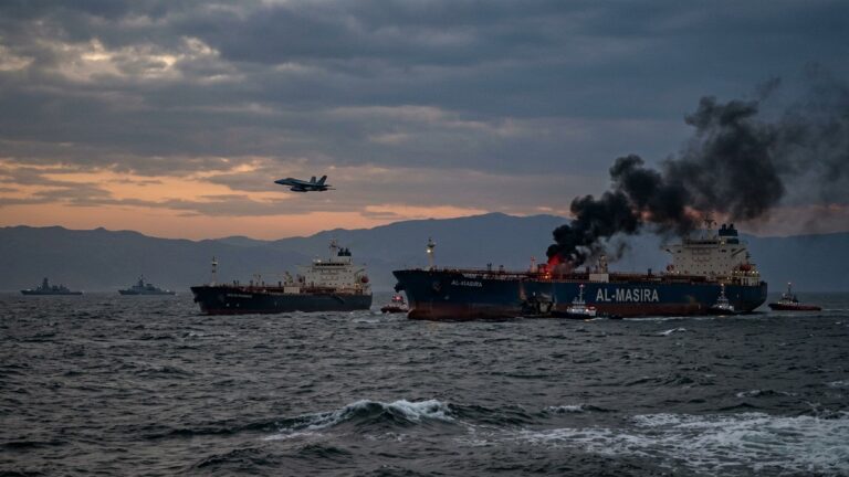 US Strikes Iran Oil Tankers in Gulf of Oman Escalation