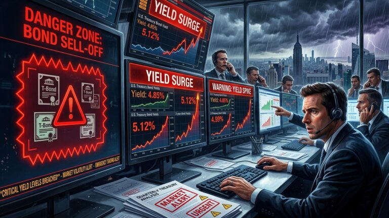 U.S. Treasuries Hit Danger Zone With Yields Surging