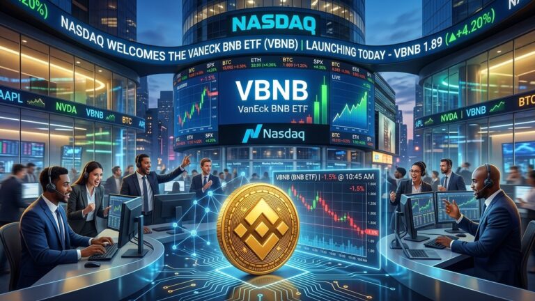 VanEck Launches First US BNB ETF as Binance Coin Pulls Back
