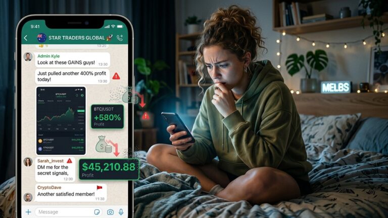 WhatsApp Star Traders Scams Targeting Australian Gen Z