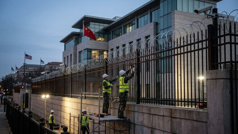 Why China’s DC Embassy Is Adding Barbed Wire Amid Rising Tensions