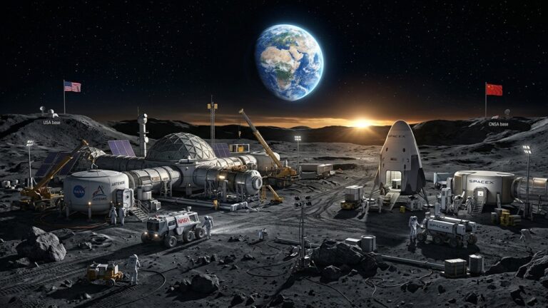 Why NASA and Elon Musk Are Racing to Build Major Moon Base