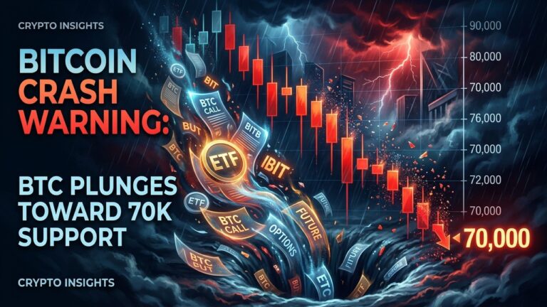 Will Bitcoin Fall to $70K Amid Massive Options Expiry and ETF Outflows?