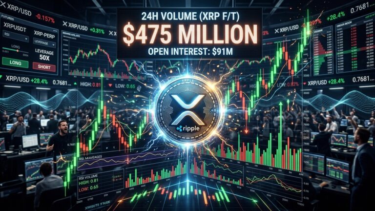 XRP Open Interest Nears $475M: Will Rising Leverage Spark Volatility?
