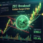 Zcash Eyes $700 Breakout After Bull Flag Confirmation