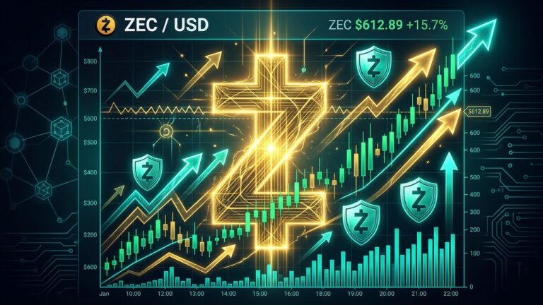 Zcash Price Surges 70% Monthly: Can Golden Cross Fuel Next Breakout?