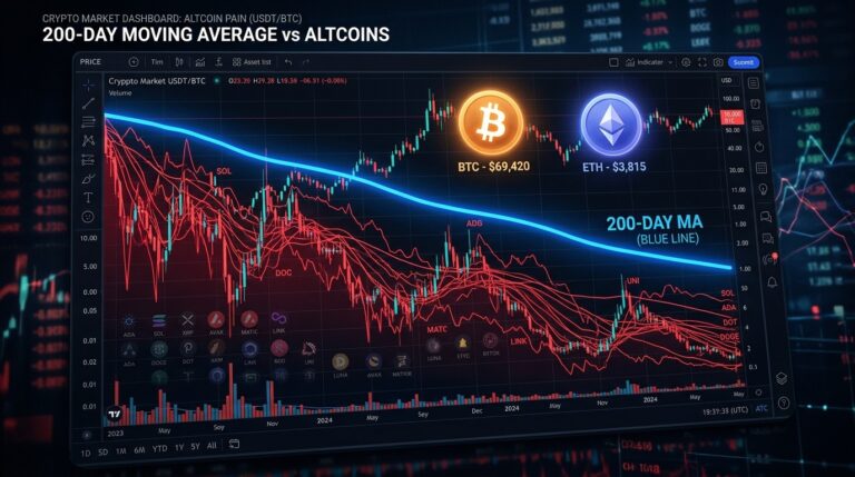 84% Altcoins Below 200-Day Average: Market Warning Signs