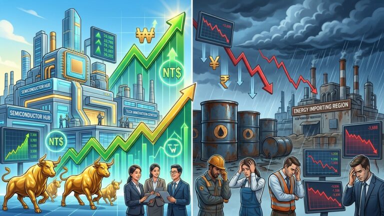 A Tale of Two Asias: Stocks Soar While Currencies Slide