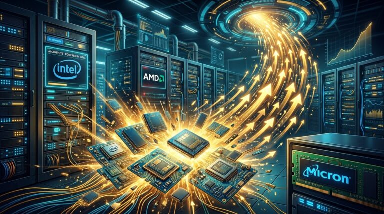 AI Chip Rally Fuels Massive Gains for Micron Intel and AMD