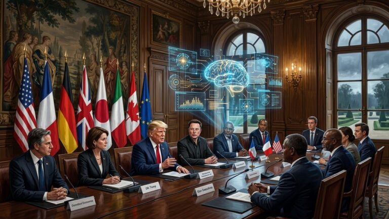AI Takes Spotlight at G7 Summit With World Leaders and Tech Chiefs