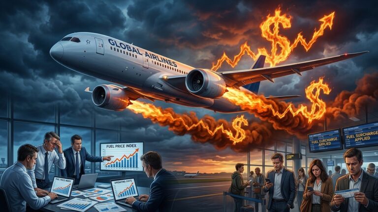 Airline Profits Set to Halve Amid $100 Billion Fuel Cost Surge