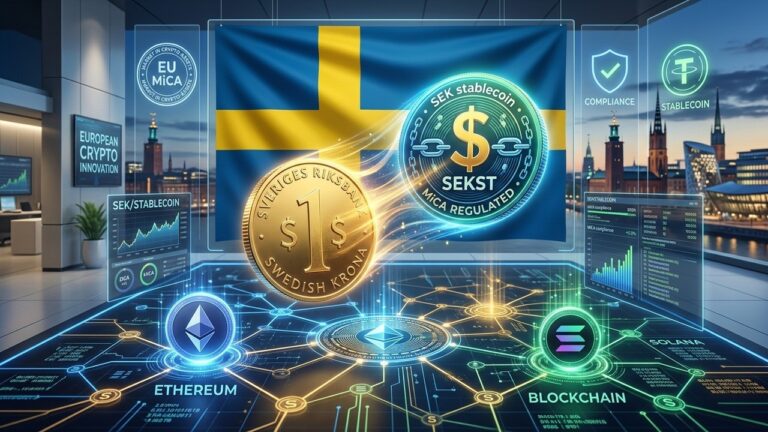 AllUnity Launches SEKAU: Sweden Gets Its First MiCA-Backed Krona Stablecoin