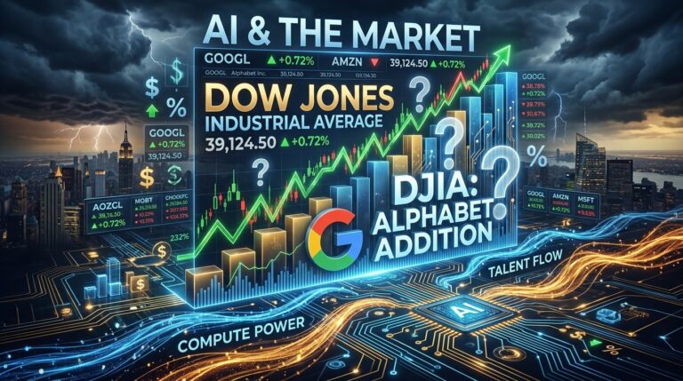 Alphabet Joins Dow: Stock Pops But AI Risks Mount