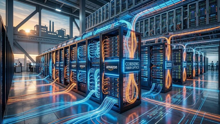 Amazon Corning Fiber Deal Expands US Data Centers and AI Infrastructure