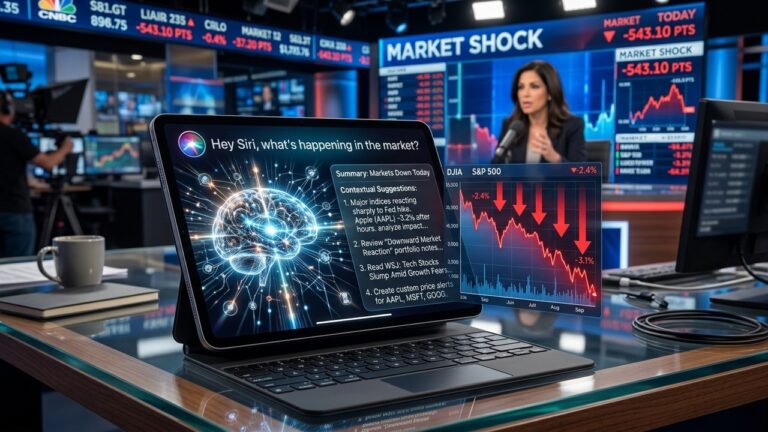 Apple Stock Slides After Siri AI Reveal at WWDC