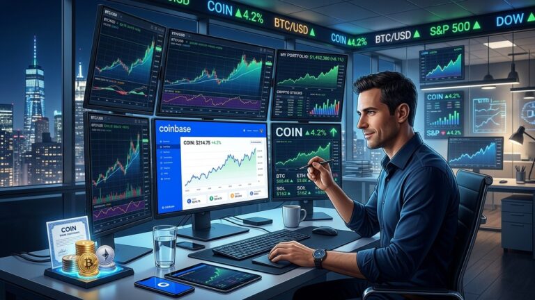 Ark Invest Buys $18.4M Coinbase Shares While Trimming Robinhood Position