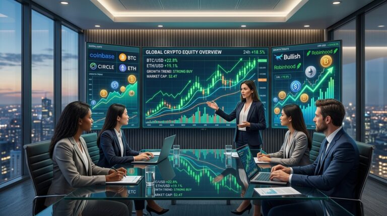 ARK Invest Snaps Up Coinbase, Circle, Bullish and Robinhood Shares Amid Rally