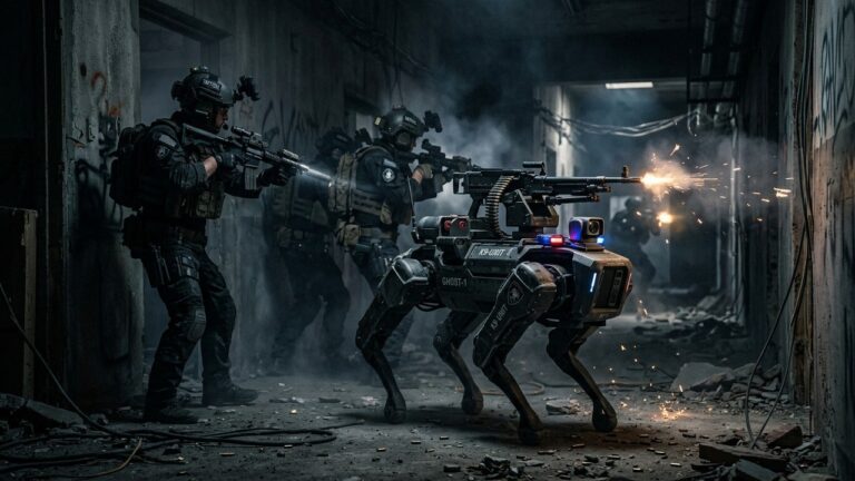 Armed Robot Dogs Transform Close Quarters Combat Tactics