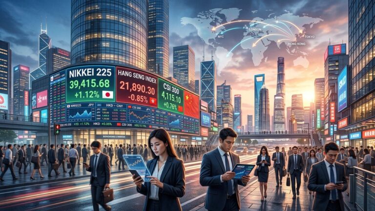 Asia Markets Open Mixed After Wall Street AI Rotation and Geopolitical Jitters