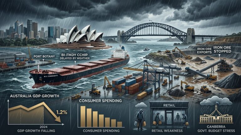 Australia Q1 GDP Growth Misses Forecasts Amid WeatherWriting the long-form economic article Woes and Weak Demand