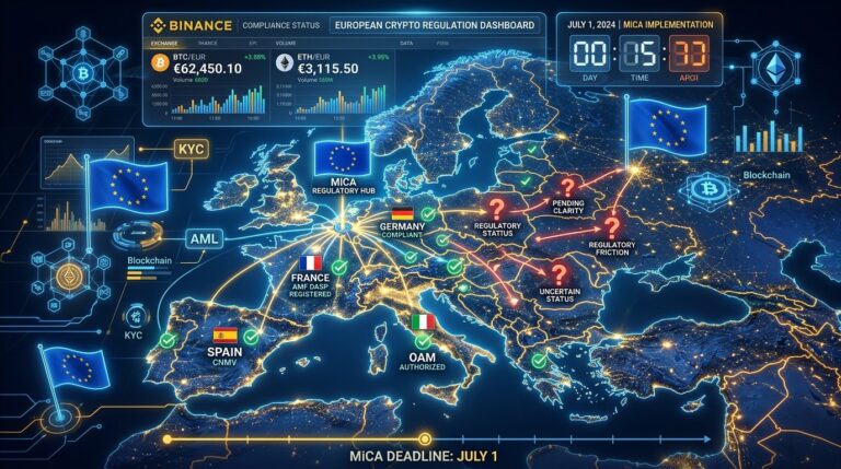 Binance Hunts Alternative EU License Paths Before MiCA Deadline