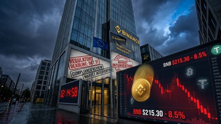 Binance MiCA Deadline Crisis: BNB Tumbles Amid EU Uncertainty