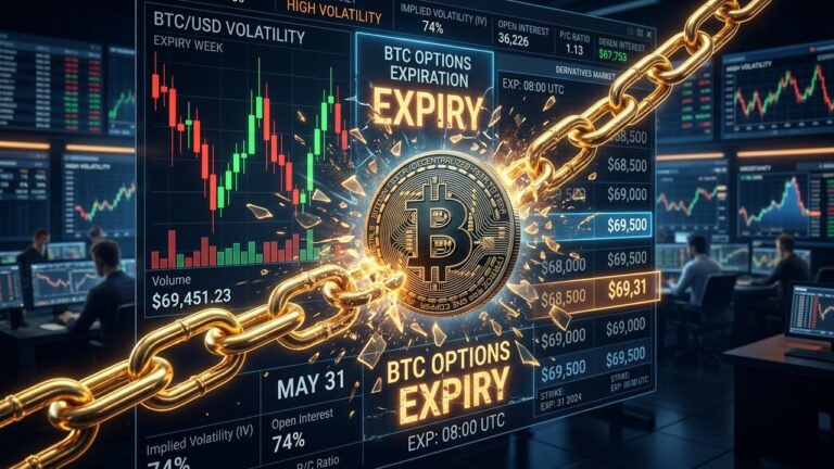 Bitcoin After $2.13B Options Expiry: Market Reaction and Next Moves