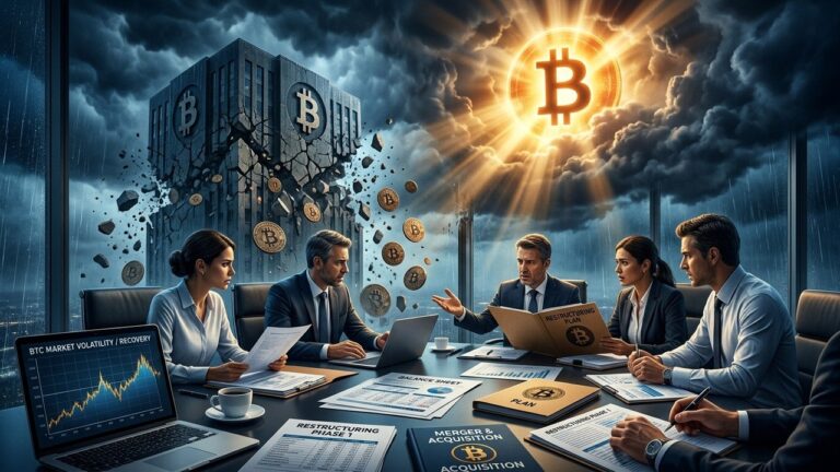 Bitcoin DowntExpanding the blog post contenturn Pushes Treasury Firms Toward Major Restructuring