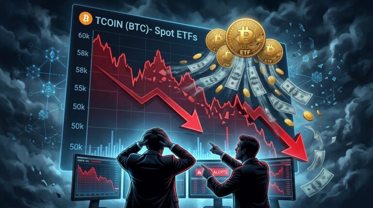 Bitcoin ETFs Face Record Outflows as Crypto Hits 2024 Lows