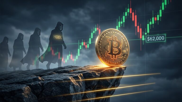 Bitcoin Holds $62K as Long-Term Holders Ease Selling Pressure
