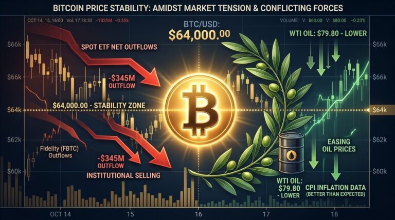 Bitcoin Holds Steady at $64K Despite ETF Outflows and Iran Peace Signals