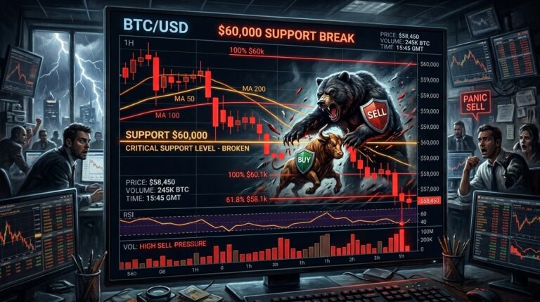 Bitcoin Price Breaks Below $60K: Will Bulls Defend Key Support?