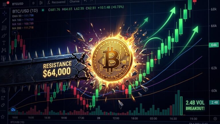 Bitcoin Reclaims $63000: Can Recovery Push Toward 64K?