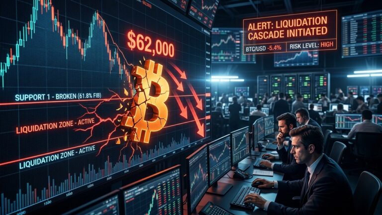 Bitcoin Risks Deeper Correction as $62K Support Faces Pressure