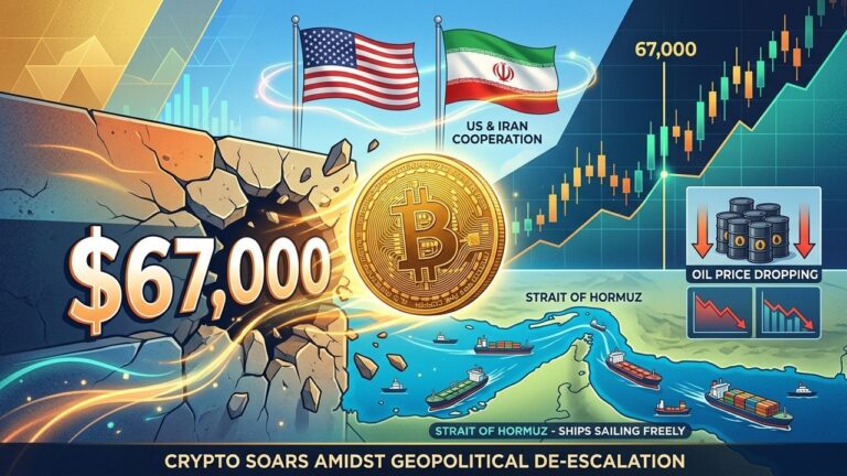 Bitcoin Surges Past $67K on Trump Iran Peace Deal