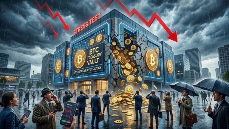 Bitcoin Treasury Trade Faces First Real Stress Test