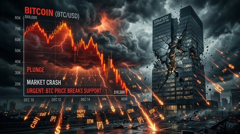 Bitcoin Tumbles Sharply as $10B Options Expiry Looms