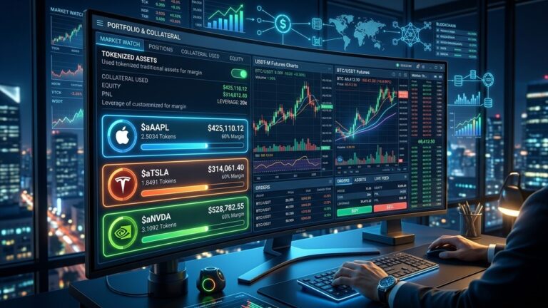 Bitget Enables Tokenized Apple Tesla Nvidia Stocks as Futures Collateral