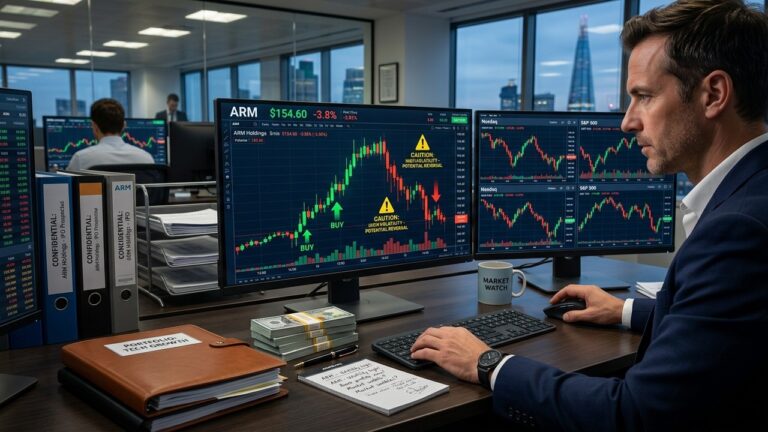 Booking Profits in Arm Holdings Amid Tech Market Volatility Ahead of MajorWriting the finance article IPO