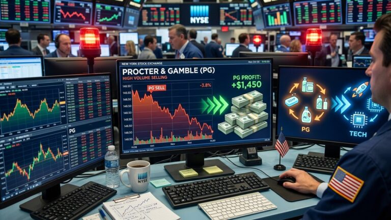 Booking Profits in Procter and Gamble as Market Rotates to Defensives