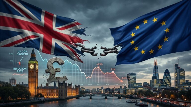 Brexit 10 Years Later: UK Economy Politics in Charts