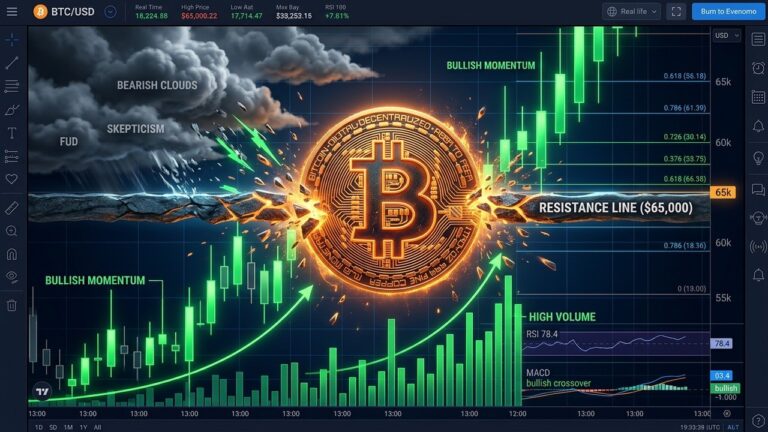 Can Bitcoin Break $65K as Traders Push Back on Bearish Cycle Warning?